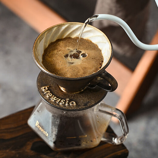 BREWISTA hand-brewed coffee V60 filter paper drip coffee powder filter paper bleached cone filter paper V01/02 size 02 large - Made in China