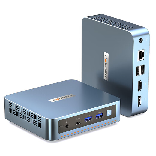 Panlei mini host Intel N100/N150 mini host Enterprise office online course learning NAS soft routing desktop DIY mini computer host Configuration 2 Intel N100 | 16G | 512G