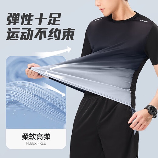 Victoria Traveler sports suit men's running equipment morning running fitness clothing cycling training tight quick-drying clothing badminton clothing basketball clothing
