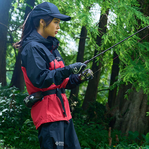 DAIWA 25 New DAIWA Dawa Jacket DR-1925 New Breathable Outdoor Sports Luaji Fishing Suit Red DR-1922 L