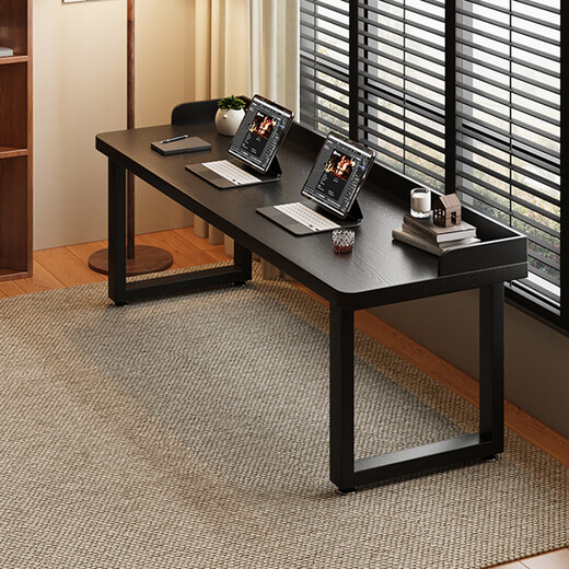 Duke Kingtha all solid wood desk living room bedroom study computer desk antique style long writing desk home workbench customization contact customer service 100x60x75cm