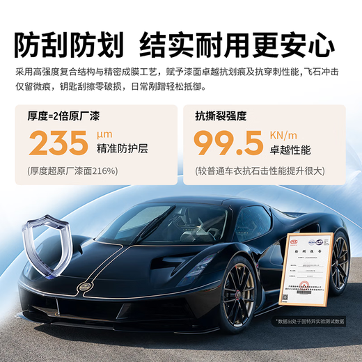 Goodyear invisible car cover for the whole car TPU material car cover film anti-scratch and brighten paint protective film package construction G900 series 8.5mil SUV suitable