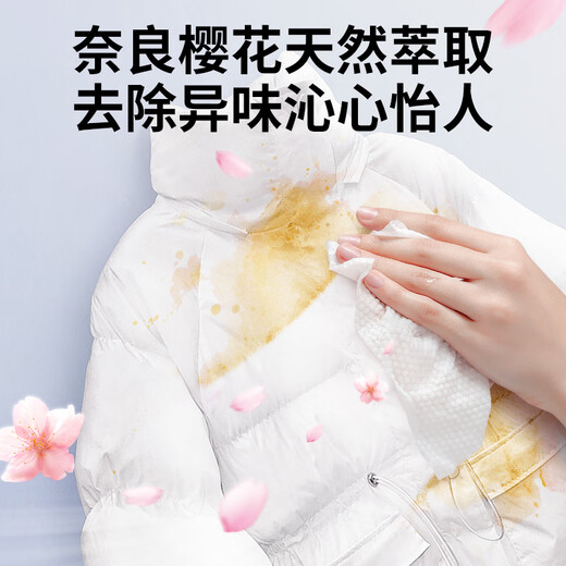 ZYVI Japan Down Jacket Cleaning Wipes Wash-Free Strong Decontamination Cleaning Clothes Special Dry Cleaning Wet Wipes 30 pieces 1 box trial pack