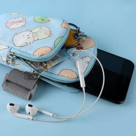 Chaosihui running mobile phone arm bag outdoor mobile phone bag men's and women's universal arm strap sports mobile phone arm sleeve wrist bag waterproof B095 little fat bear small size