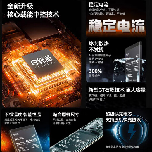 E修派【新国标3C认证丨当天极速发货】适用于oppo手机全系列电池更换大容量 【自主安装】 【BLP679】R17Pro电池【升级3700毫安