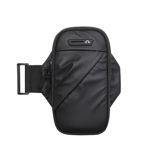 Running arm bag, sports phone bag, outdoor fitness bag, unisex arm strap, arm wrist bag, night running equipment, black