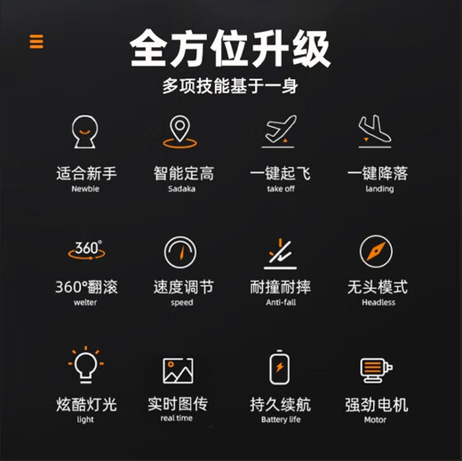 Jingdong Express E88 drone high-definition professional aerial photography with built-in display screen aerial photography quadcopter high-definition aerial photography remote control aircraft Portable folding drone-smart version 8000 Standard configuration Mobile phone-connected remote control Single-camera optical flow hover Changfei Sandian