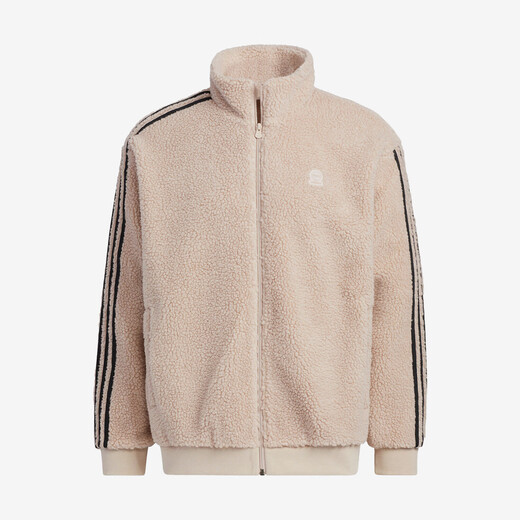 Adidas men's and women's casual sports polar fleece jacket HY2684 light brown XL