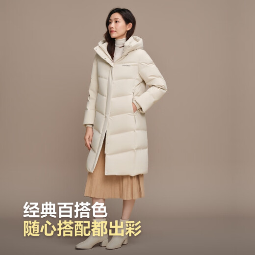 Bosideng 25 Years Down Jacket Women's Winter 90 Down Thick Hooded Loose Mid-Length Casual Versatile Warm Jacket