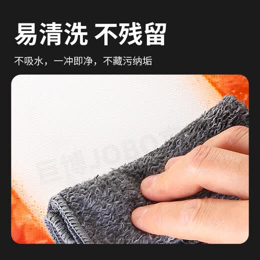 巨博（JOBO）圆形砧板切菜板子菜墩案板PE塑料45x5白色分类酒店商用