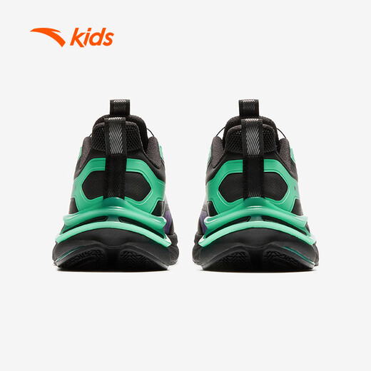 ANTA Children's Sports Shoes Boys' Shoes Red Flame Running Shoes 2025 Winter Leather Boys' Shoes Running Shoes A12545522