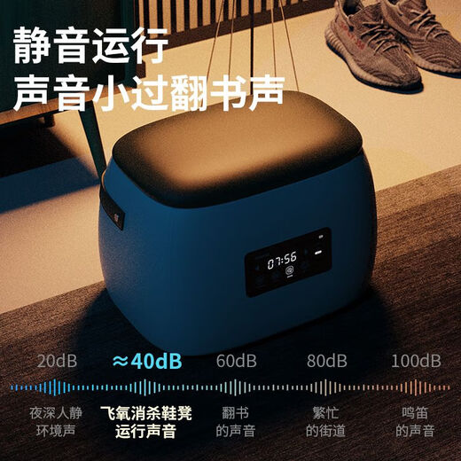 FIEEMOO Multifunctional Smart Shoe Disinfection, Sterilization, Deodorization Shoe Dryer, Wet and Dry Shoe Changing Stool, Ozone Fungi Killing Drying Model - Doudou (2 layers/plug-in/with drying)