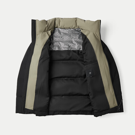 Heilan House (HLA) Down Jacket Men's 25 Autumn and Winter New Warm Duck Down Stand Collar Casual Top Men's Down Jacket Black 1A S /165 Recommended 57~62kg