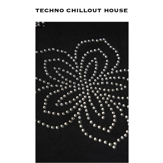 TCH light luxury trendy brand fashion hot diamond slimming versatile gentle commuter style suit for women T75C07E1019 black M 95-110Jin Jin is equal to 0.5 kg