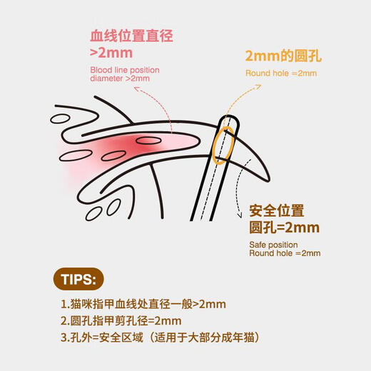 JCZS German brand cat nail clipper, special cat nail clipper, round hole cat nail clipper, nail clipper, novice scissors, hot-selling model, pink piggy, higher hardness, carefully polished 2mm, special for cats