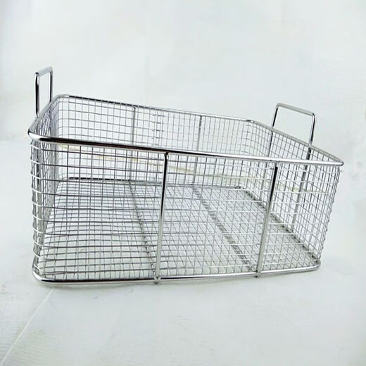 Poetry Oriole stainless steel square shaking basket, flour-coated table, drain basket, chicken nuggets, flour-coated square mesh, leaking net, soaking basket oil, steel 46 large shaking basket