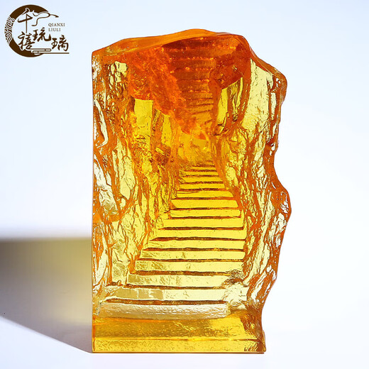 Millennium Glazed Zibo Glazed Bubu Gaosheng Crafts Ornaments Light Luxury Desktop High-Level Sensation Business Gifts for Leadership Promotion Bubu Gaosheng (100% Liuli) can be customized with free engraving