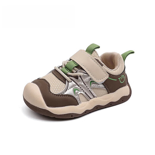 Dr. Jiang Toddler Shoes 2025 Autumn New Children's Sports Shoes 1-2-3 Years Old Baby Functional Shoes Casual Trendy Boys and Girls Brown Cut Label Removed Cabinet 14.5 Inner Length cm 23 Size