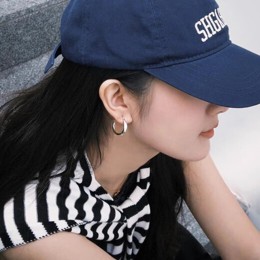 Kaximu S999 sterling silver earrings, earrings for women, 2025 new style hoop earrings, high-end all-match earrings, silver earrings, S999 silver needles, Zhang Ruonan's same style earrings, gift box