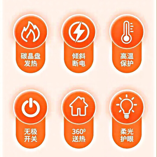 Ronshen Electric Heater Small Sun Bird Cage Heater Household Compact Stove Whole House Warmth 360 Degrees No Dead Angle Electric Heater Electric Heater Enhanced Fast Heating Model