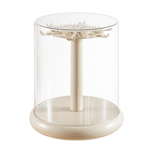 E7 Life Labubu Pendant Display Box Rotating Transparent Labubu Plush Doll Doll Figure Blind Box Storage Display Stand