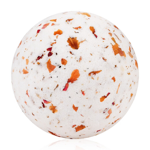 Rose milk bath salt ball bath ball bubble bath dried flower fragrance milk bath essential oil ball long-lasting fragrance 100g milk rose * 3 pieces
