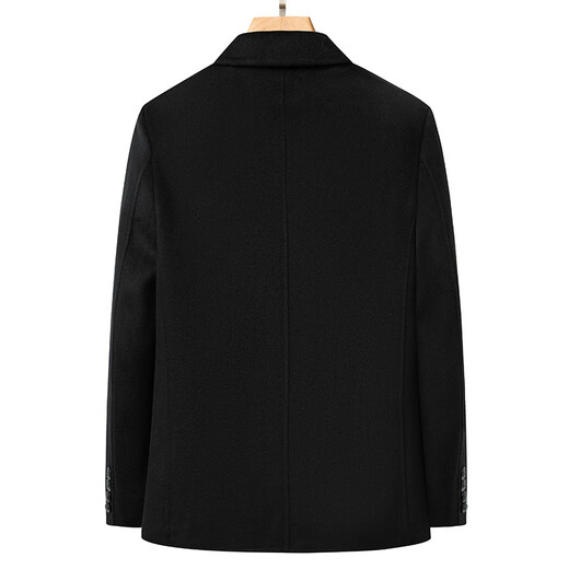 GOLDLION G+Goldlion Double-sided Woolen Suit Jacket Men's Korean Style Trendy Woolen Suit Thickened Goose Down Liner Short Wool Large Gray M 170/88A Recommended 95-125Jin Jin is equal to 0.5 kg