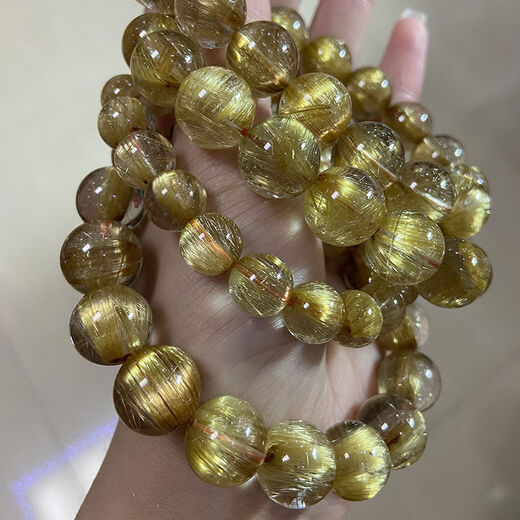 Natural blackcurrant super seven crystal gold strawberry sun gold titanium crystal hair crystal tourmaline men and women bracelet sea pattern tanzanite non-picture products, please do not take pictures directly