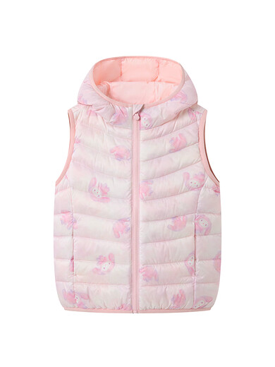 BOSIDENG 2025 new style vest for girls and children down jacket vest for boys campus layered three-proof Chinese red 1215 110 /56