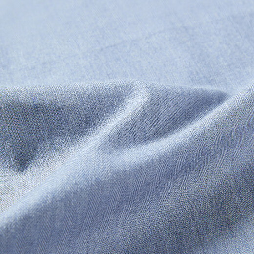 雅戈尔长袖衬衫男士棉混纺面料绒感饱满纯色衬衫温暖舒适2025新品
 蓝色VLRM119689HJA 42 （180/100A）