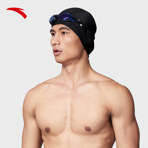 ANTA (ANTA) swimming goggles for men and women, new high-definition anti-fog competition swimming goggles 1824532707 black/blue-2 one size fits all