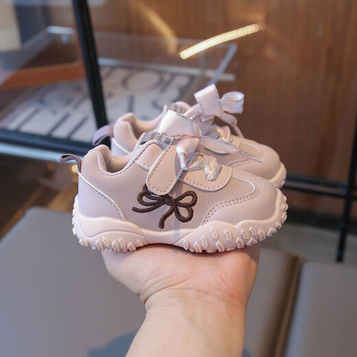 Terranis Yangma recommends 2025 spring and autumn new style breathable functional shoes for infants and young children 0-1 years old 3 boys soft sole lightweight non-slip gray 16_inner length 12cm