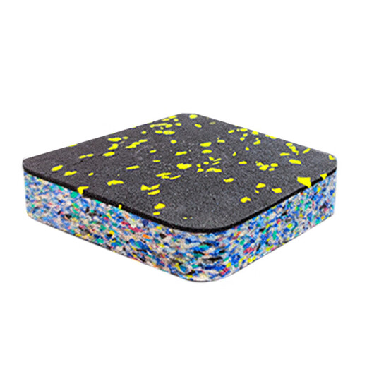 Treadmill soundproof shock-absorbing pad elliptical machine bicycle running thickened non-slip rubber mat fitness floor mat universal foot pad thickened 8-piece treadmill shock-absorbing pad