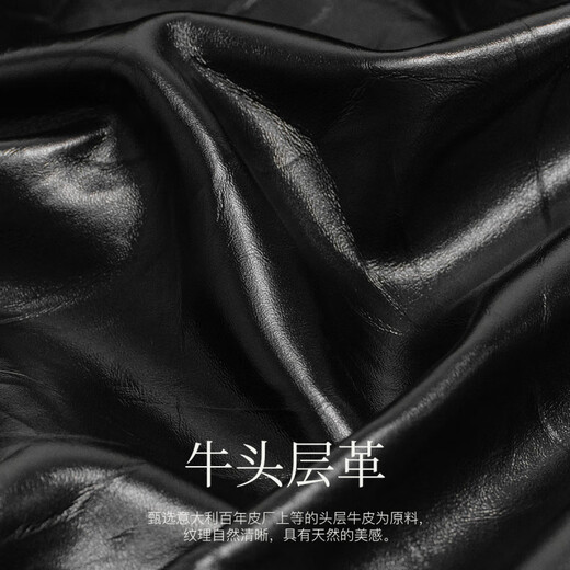 Simutin cowhide Boston bag women's niche design pillow bag textured shoulder crossbody bag soft leather withered bamboo brown