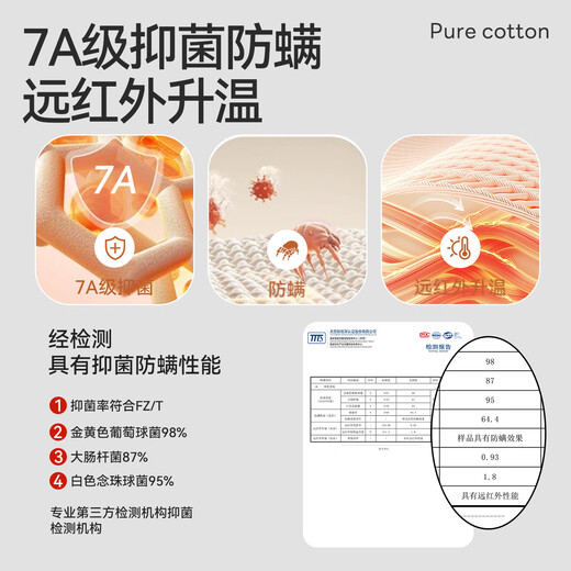 Red Bean Children's Pajamas Class A Girls' Antibacterial and Anti-mite Spring and Autumn Style 100% Cotton Large Children's Cardigan Printed Home Clothes Set