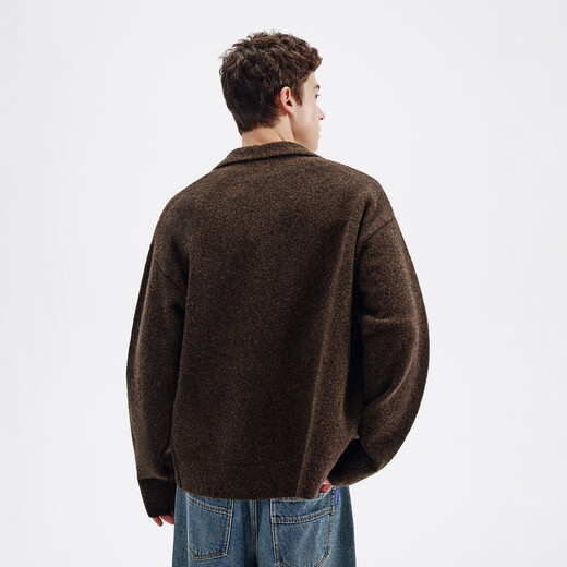 Navigare Italian small sailing ship 25 years new men's knitted cardigan loose casual thick sweater jacket 3344095502