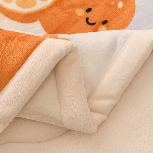 Fantasy Thick Blanket Baby Milk Velvet Blanket Winter Nap Office Sheet Cover Four Seasons Sofa Dancing Gray Double-sided Milk Velvet 200x230cm Three-layer Thick Blanket
