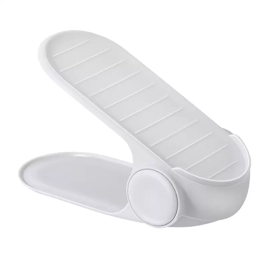 Yusen Yijie Space Shoe Cabinet Storage Artifact Double-layered Shoe Storage Adjustable Shoe Rack Thickened Layered Partition Shoe Organizing Shoe Box Orange 8-pack (Thickened and Adjustable) Orange 8-pack (Thickened and Adjustable)