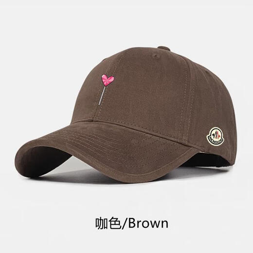 Men's and women's new men's and women's baseball caps, fashionable and versatile, breathable peaked caps, face-friendly primary school students' warm and casual hats, dark gray, adjustable