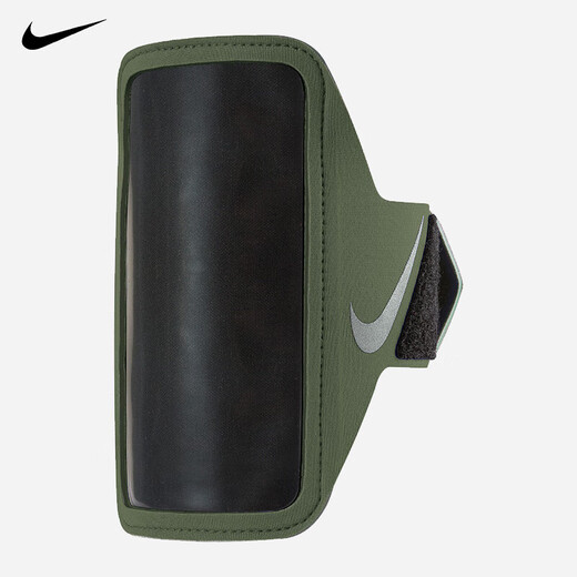 Nike (NIKE) LAN running armband mobile phone bag sports leisure running fitness outdoor storage colorful armband fluorescent green NR light pink NRN65698OS