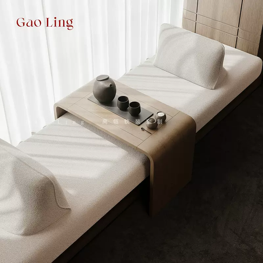 Yusenyi New Light Luxury Premium Prado Solid Wood Bay Window Cushion Window Sill Seat Cushion Four Seasons Anti-Slip Balcony Cushion Milk Tea Color Customized Size Contact Customer Service