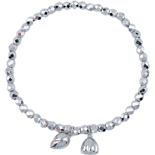 Beijing Gold Trading Center Co., Ltd. platinum bracelet for women pt950 two generations of joyful Di beads platinum bracelet birthday and Valentine's Day gift for girlfriend and wife, about 8.22g