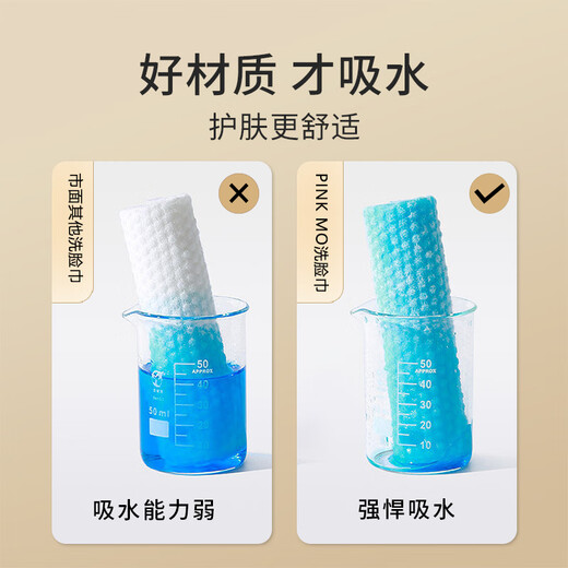 Fenmo large bag hanging face towel disposable pure cotton soft towel with good water absorption, compressed face towel, 1 package * 600g Train Rabbit - enlarged and thickened / free hook