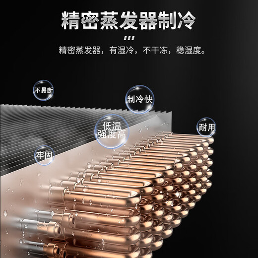 CIGARLOONG CL-188C2 cigar cabinet humidifier natural cedar wood liner with WiFi fingerprint password lock water ion removal ammonia alcohol constant temperature and humidity double door large capacity cigar and wine cabinet rose gold tree pattern cigar and wine style ammonia purification + WiFi + password lock