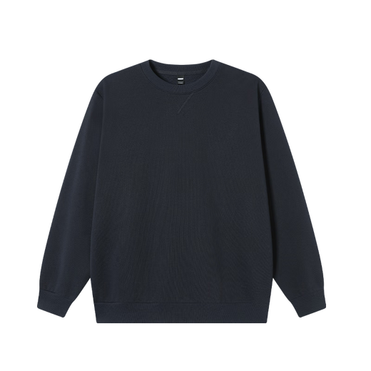 Made in Tokyo 100% long-staple cotton sweatshirt men's autumn coat men's clothing long-sleeved t-shirt for men and women black M