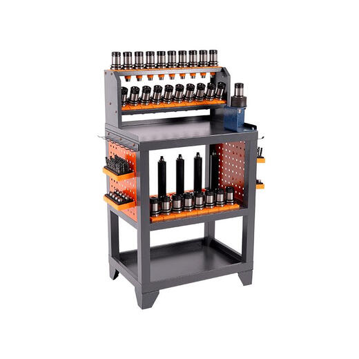 Yusenyi CNC workbench locking tool holder workbench machining center auxiliary workbench machining center tool rack tool cart BT40 double drawer tool cabinet with locking tool holder