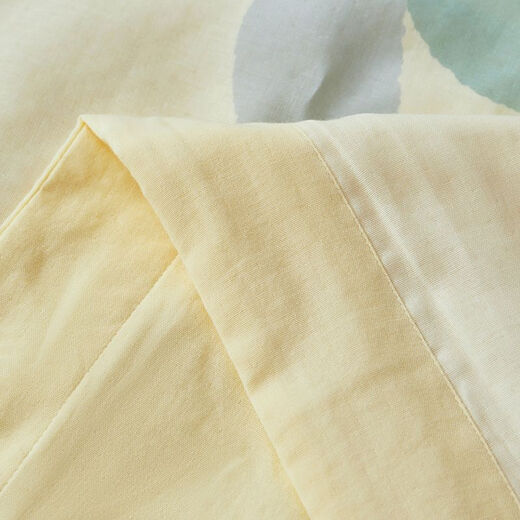 Children's pure cotton air-conditioning quilt air-conditioning blanket light oxygen double-layer yarn children's throw blanket cotton baby summer cooling quilt summer quilt Windmill Bear 120*150cm cotton double-layer yarn children's throw blanket