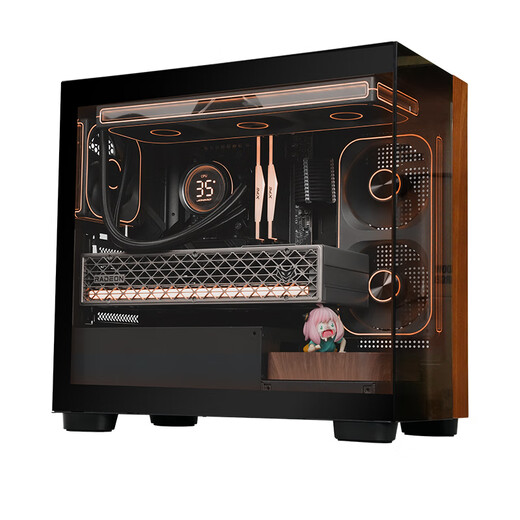 MSI AMD Ryzen 7 9800X3D/RTX5090D/5080/5070 e-sports game desktop AI design and assembly computer Black Myth host complete machine DIY sea view room assembly machine configuration four | 9800X3D/5080