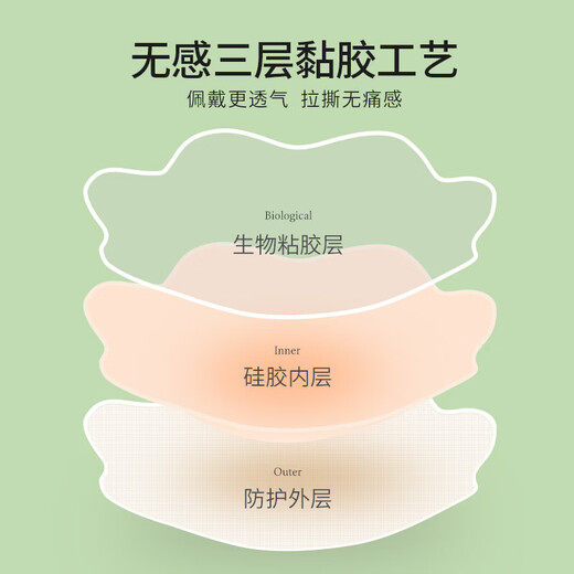 澳颜莱德国硅胶提拉胸贴女婚纱用聚拢上托乳贴春夏季隐形内衣防凸点吊带 提拉款6.5cm3对花+3对圆