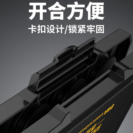 Camper carbon pattern main line box anti-scratch large-capacity fishing line group storage box multi-functional fishing line fishing gear accessories box Black God of War-carbon pattern mecha 16-axis main line box